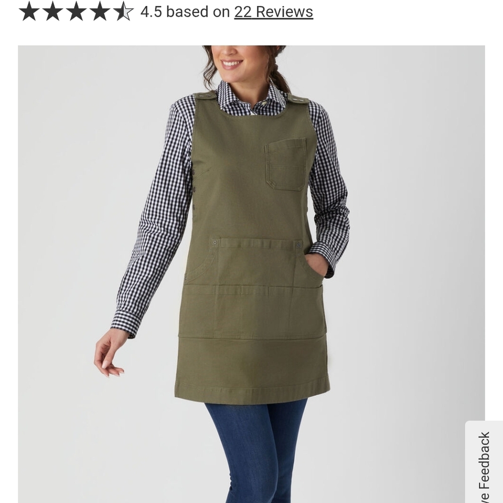 Duluth Trading Co Olive Green Dress